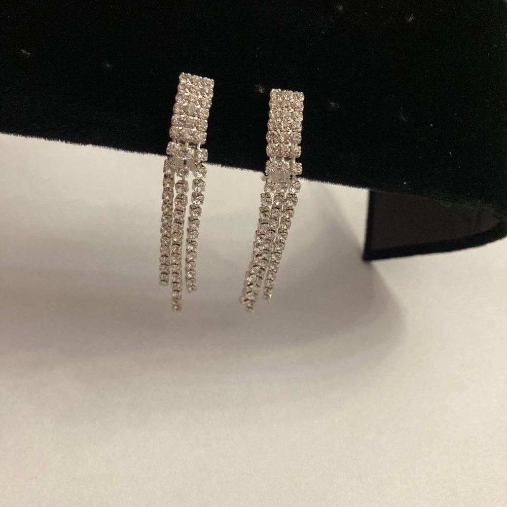 Diamante Earrings - Crystal Drop Earrings Bijou
